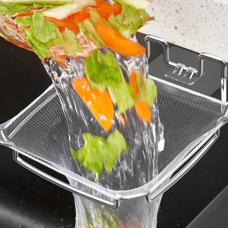 1/ 50Pcs Disposable Kitchen Sink FilterMesh Sewer Garbage Filter Meal Residue Pool Mesh Bag Drainage Screen Sink Garbage Net