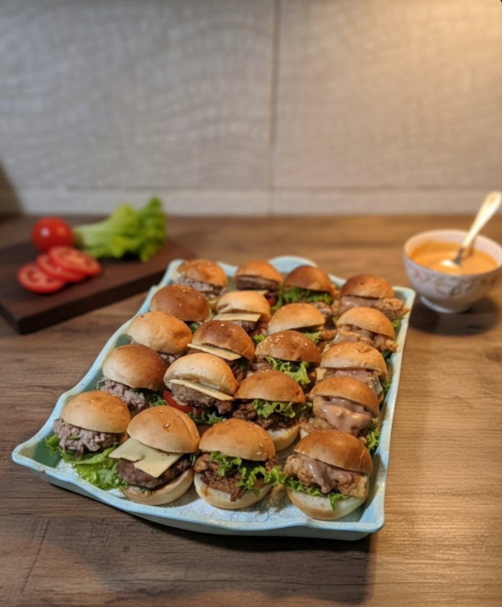 12 Mini Crispy Chicken Sandwiches